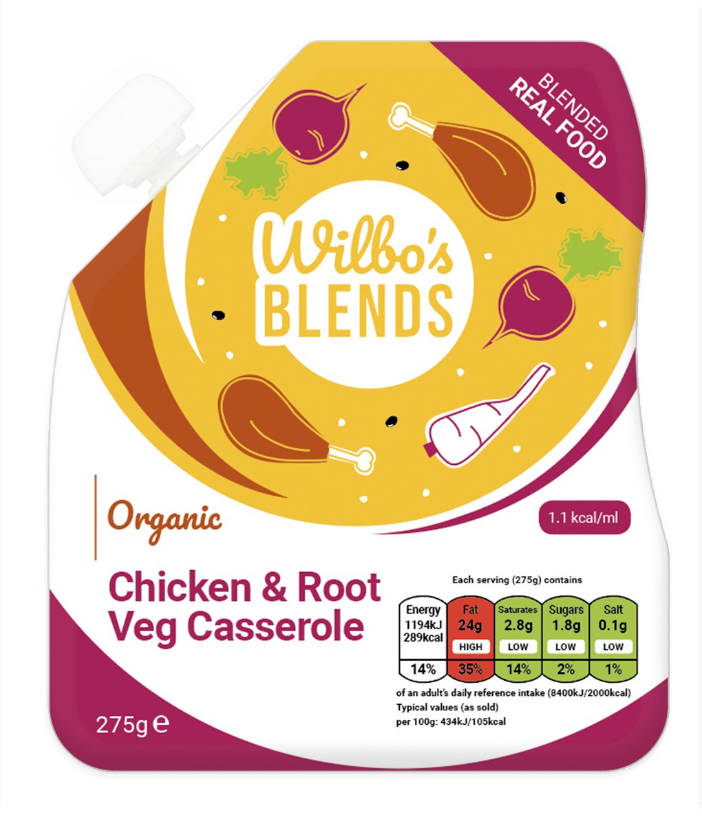 Casserole de poulet et légumes racines bio x 6