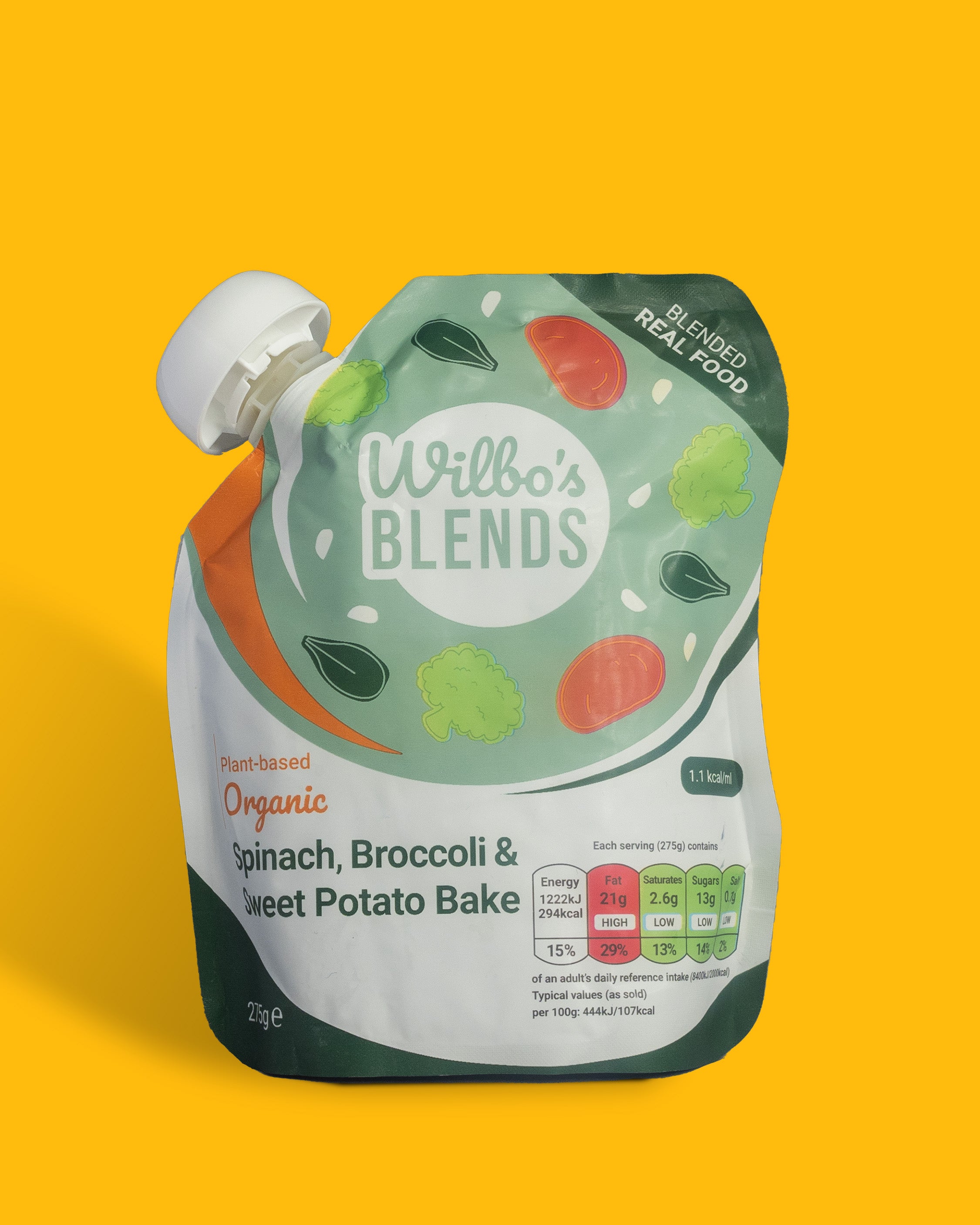 Cuisson aux épinards, brocolis et patates douces bio x 6