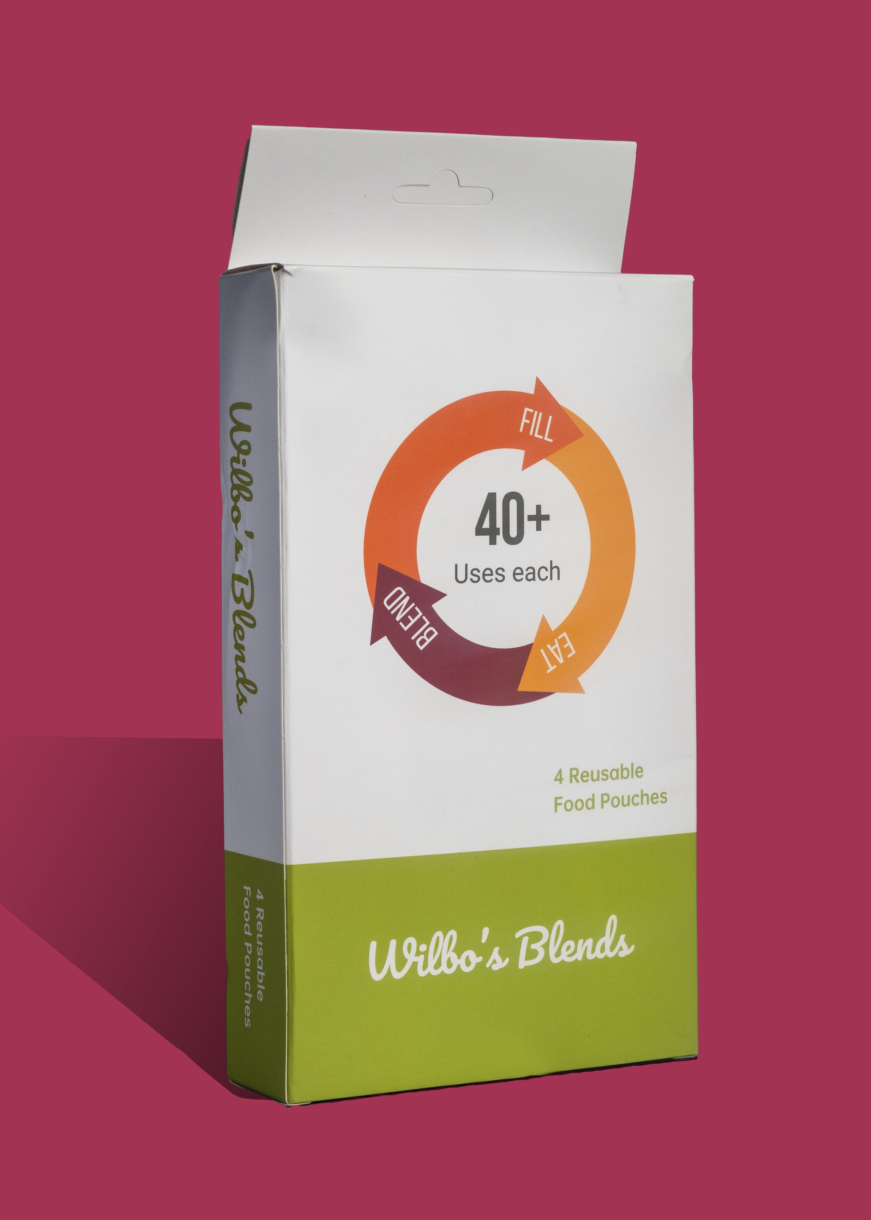 10 pack - 40 700ml reusable side spout pouches