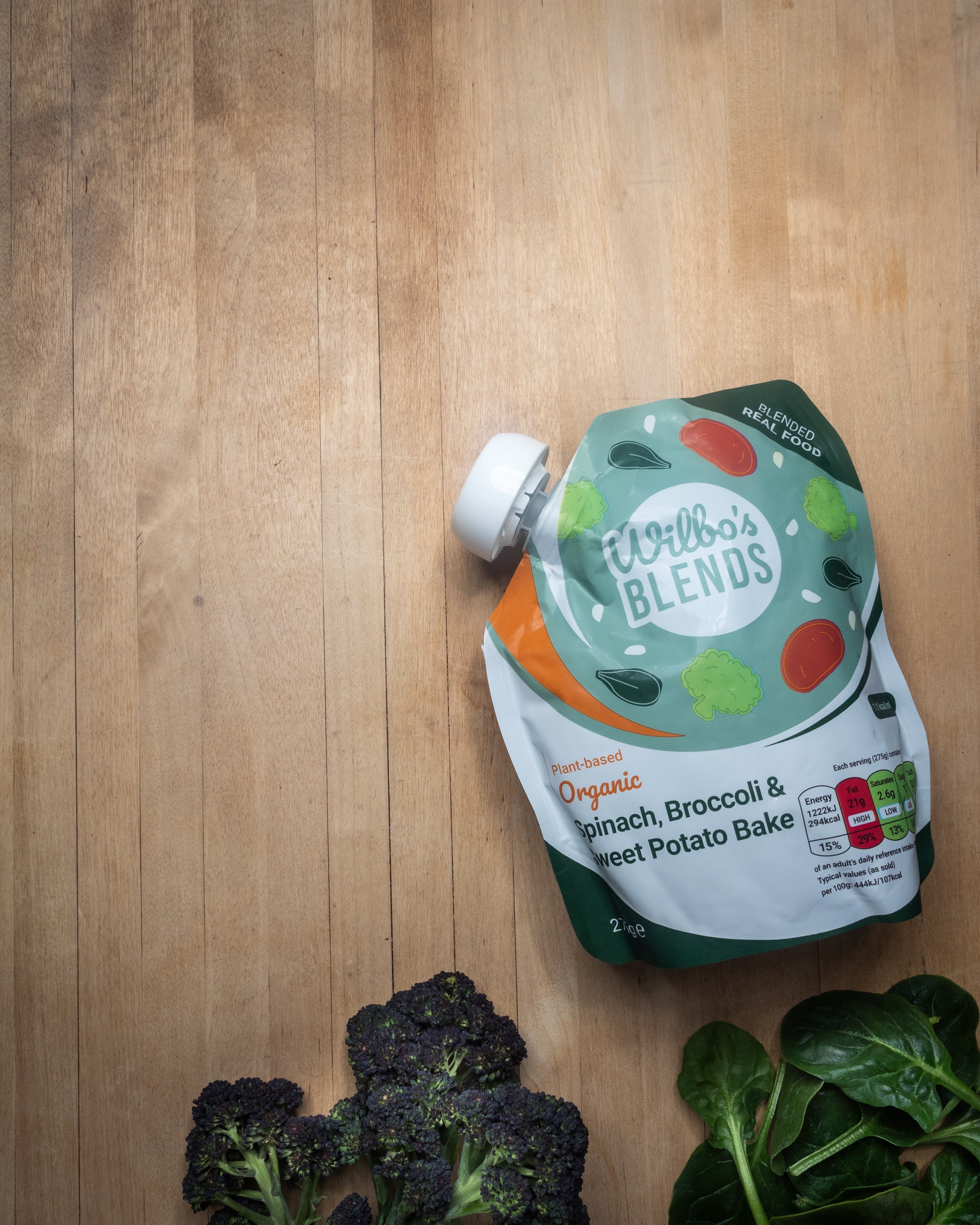 Cuisson aux épinards, brocolis et patates douces bio x 6