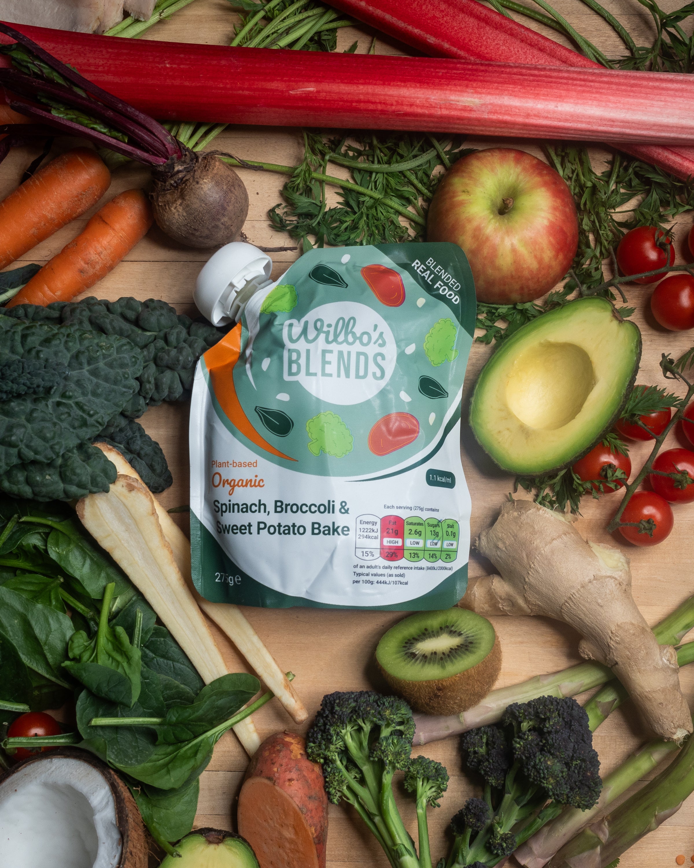 Cuisson aux épinards, brocolis et patates douces bio x 6