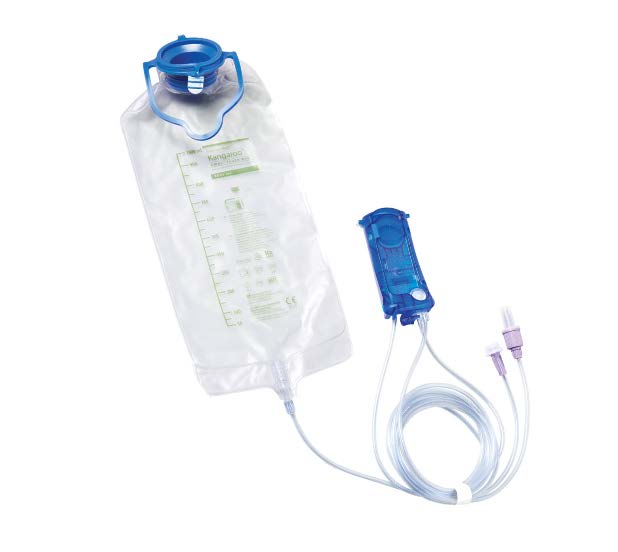 Kangaroo OMNI™ Feeding Sets with Flush Bag