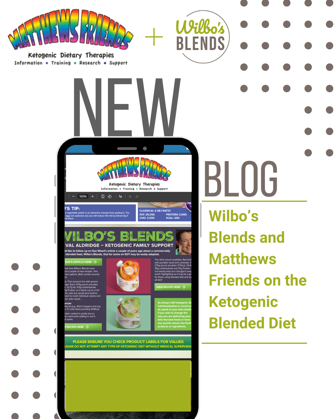 Wilbo's Blends - Ketogenic Blended Diet with Matthews Friends