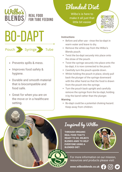 Bo-Dapt adaptor for Wilbos Blends - 4 pack