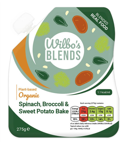 Organic Spinach, Broccoli and Sweet Potato Bake x 6